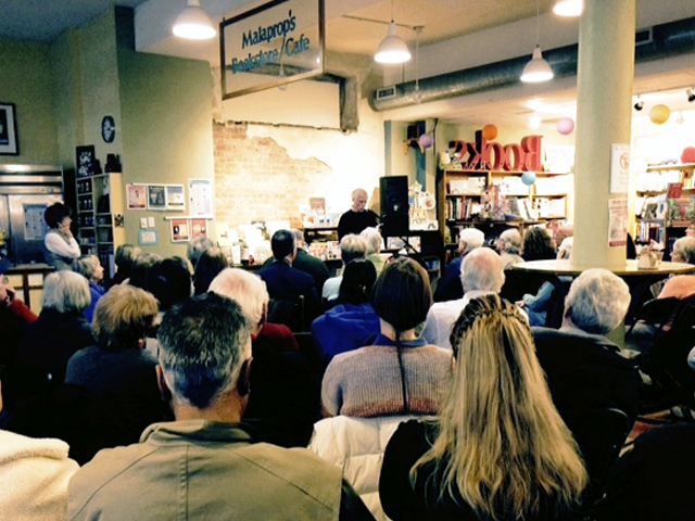 Wonderful Attendance at Malaprop's Bookstore & Cafe Downtown Asheville NC